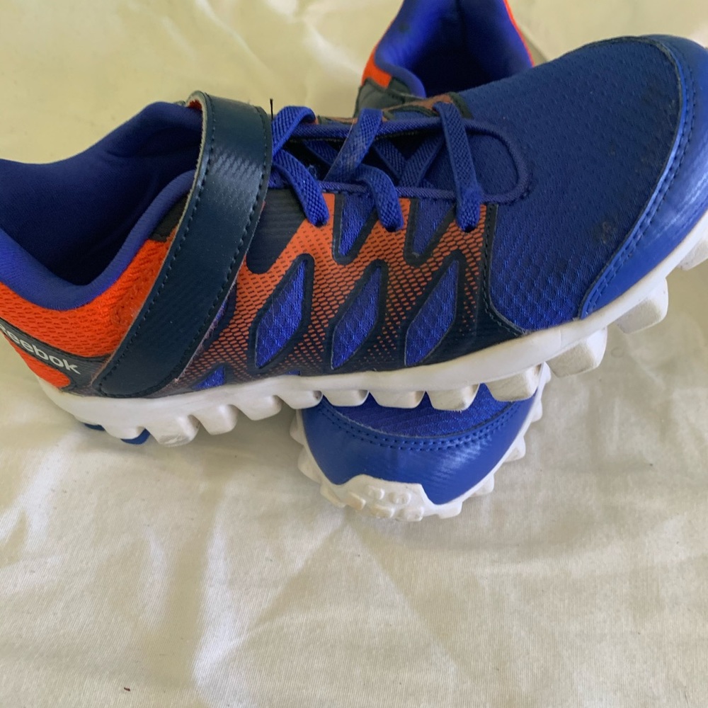 Reebok blue and orange Velcro youth 3